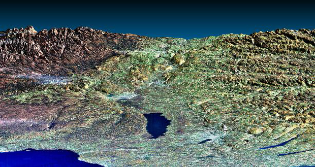 Perspective View, Syracuse, Oneida Lake, Utica, Upstate New York 