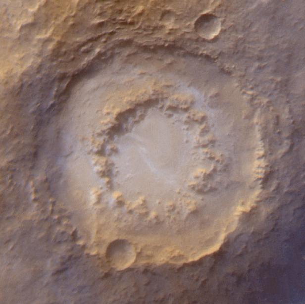 The Frosted Craters of Northern Springand Southern Autumn - Lowell Crater