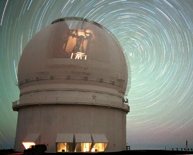 The CFHT Dome at Night