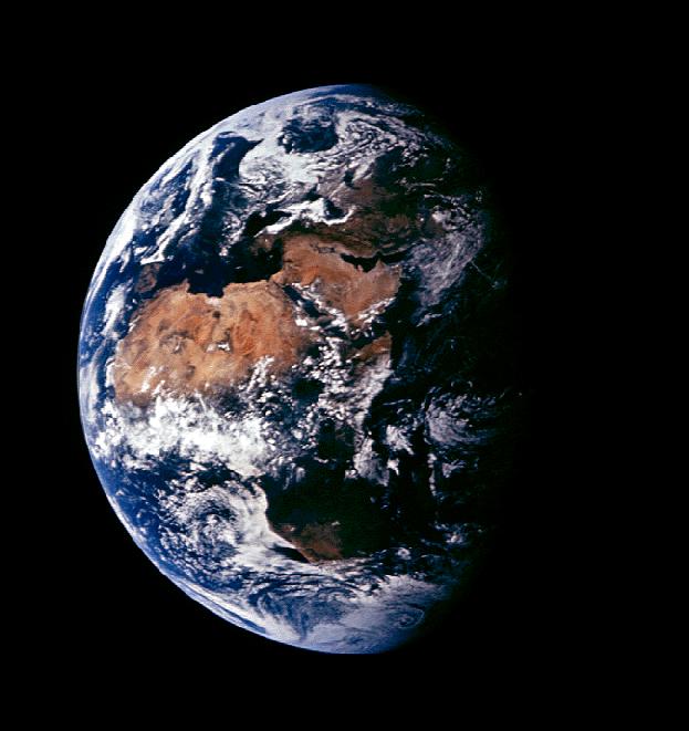 The Earth from Apollo 11