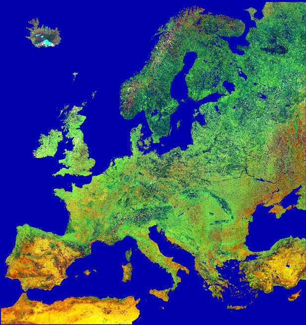 Europe from Space