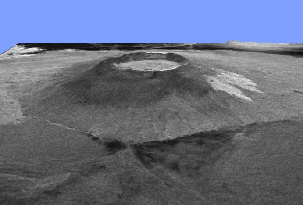 Space Radar Image Isla Isabela in 3-D