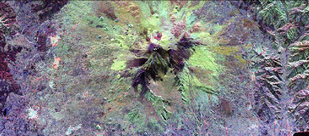 Space Radar Image of Mt. Etna, Italy