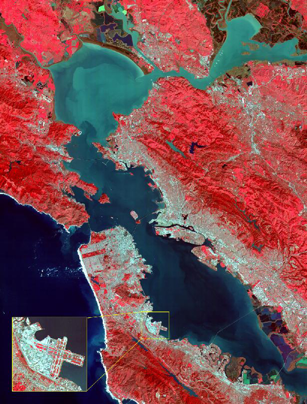ASTER Images San Francisco Bay Area
