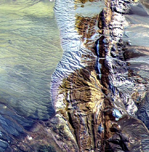 ASTER Views Chile Altiplano Unconformity