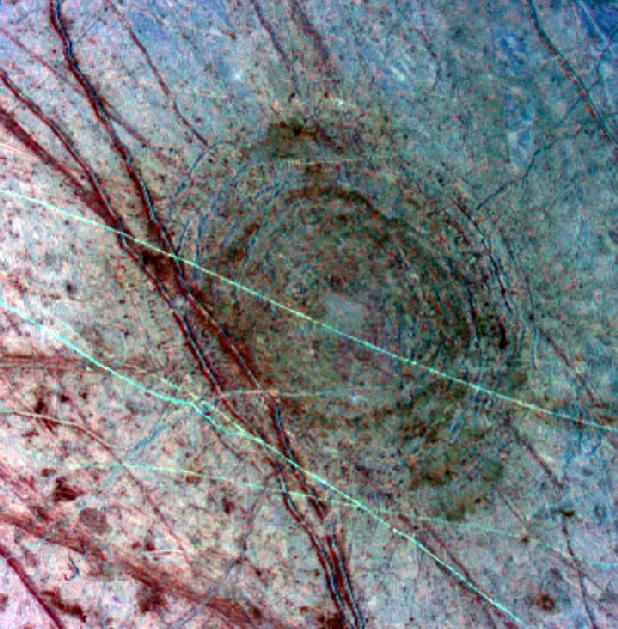  Ancient Impact Basin on Europa