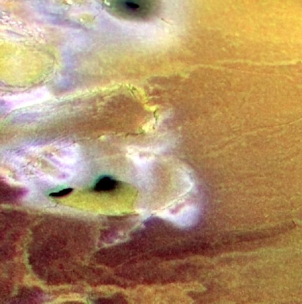 Terrain Near Io's South Pole