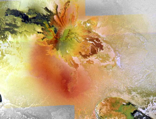 Culann Patera, Io, in False Color