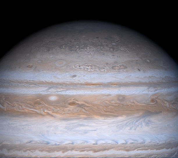 High Latitude Mottling on Jupiter