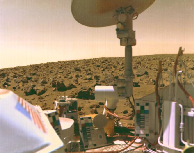 Viking 2 Image of Mars Utopian Plain