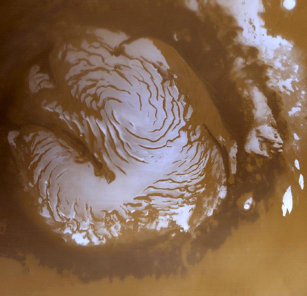 The Martian North Polar Cap in Summer