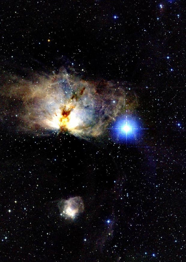 NGC 2024, the Flame Nebula, in the Infrared