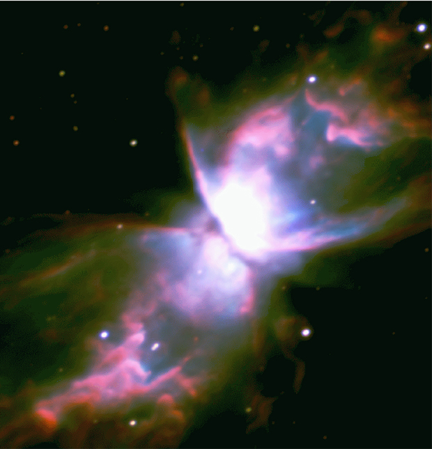 Fine Structure in the Butterfly Nebula (NGC 6302)