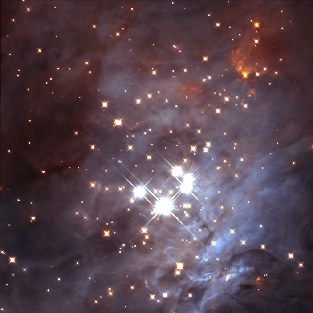 Hubble Spies Brown Dwarfs in Nearby Stellar NurseryHubble Spies Brown Dwarfs in Nearby Stellar Nursery - near infrared