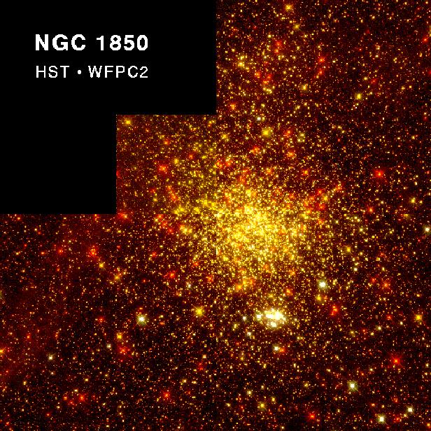 NGC 1850 in the Large Magellanic Cloud