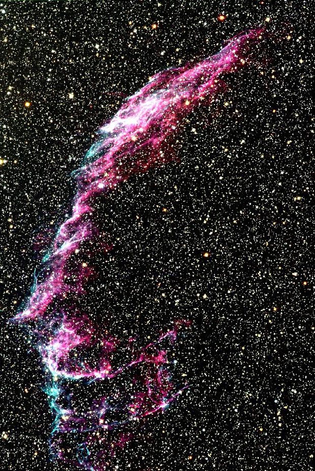An Eastern Portion of the Veil Nebula (Cygnus Loop)