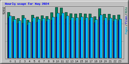 Hourly usage for May 2024