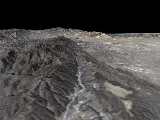 Perspective View, San Andreas Fault