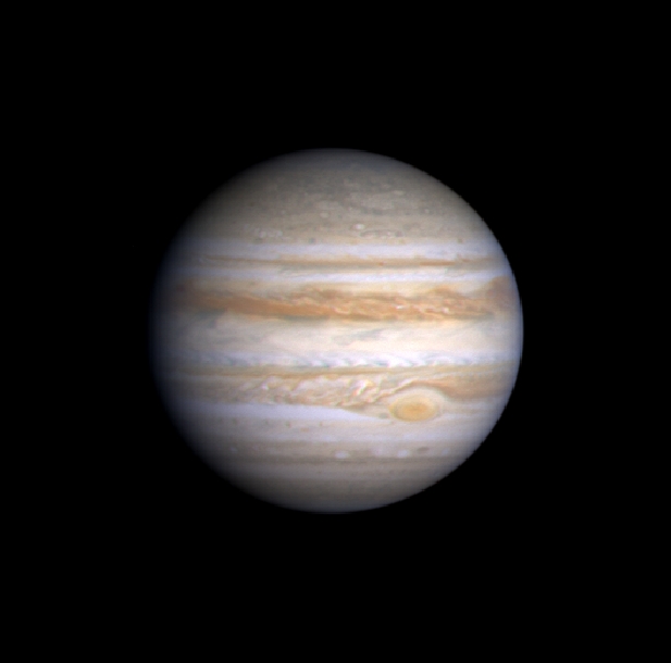 Jupiter's Great Red Spot in Cassini Image