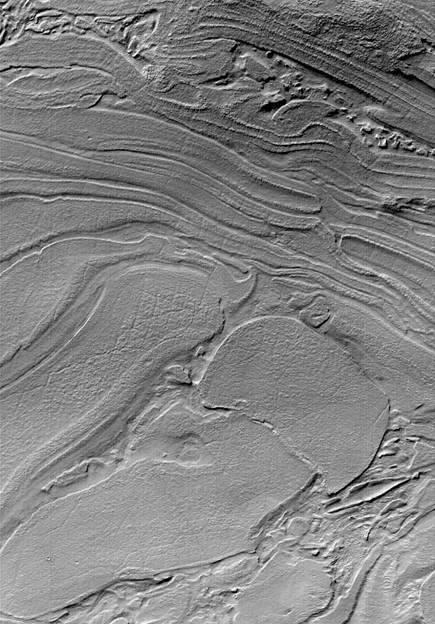 Strange Surfaces of Hellas Planitia