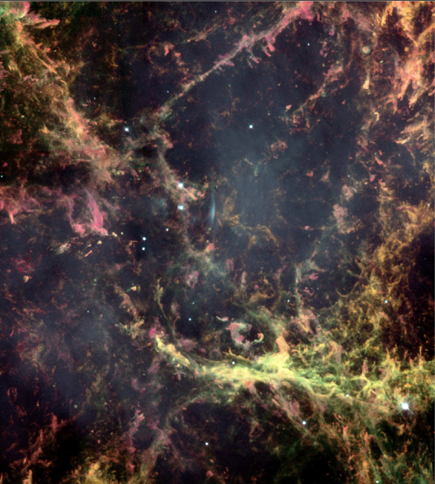 Peering into the Heart of the Crab Nebula